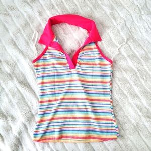 Rainbow halter
